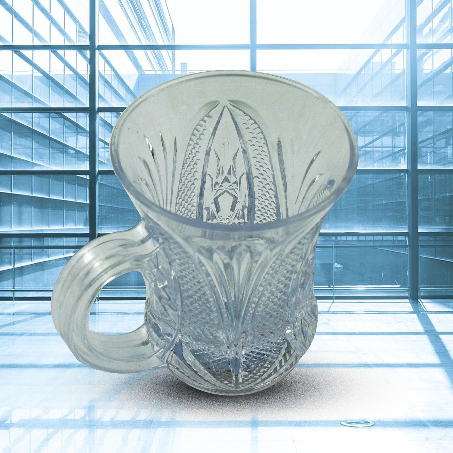 LED Light-Up Party Cups - Flashing Water-Activated Drinking Glasses with Handle (2-Piece) LED Light-Up Party Cups - Flashing Water-Activated Drinking Glasses with Handle (2-Piece)